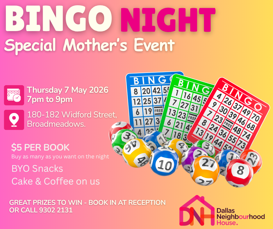 2026 Mother's Day Bingo