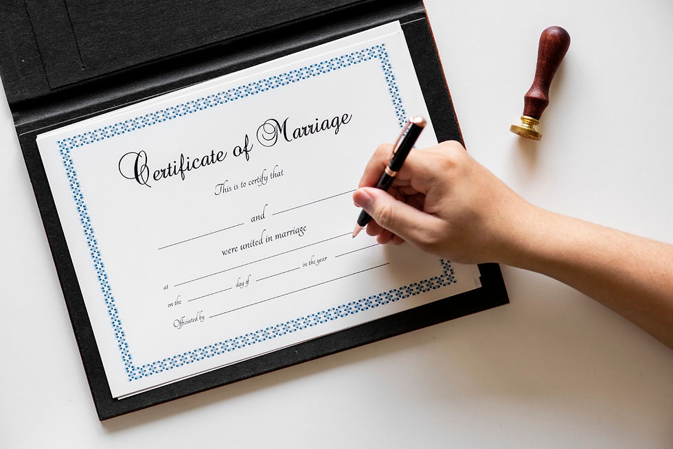 Certified Translation of a Polish Marriage Certificate for a UK Spouse Visa