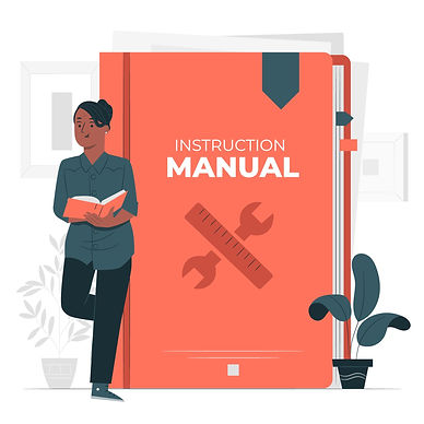 Translation of user manual to English, German, French, Spanish, Portuguese, Italian, Dutch, Greek, Swedish