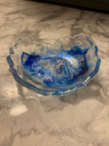 Custom resin trinket dish