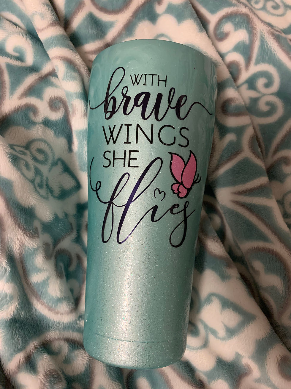 With Brave wings she flies