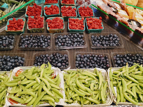 various berries for sale