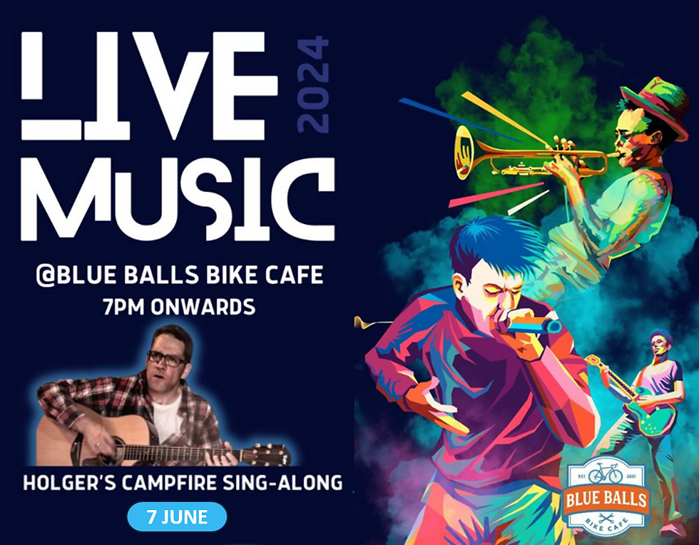 Holger's Campfire Sing-Along @ Blue Balls Bike Café