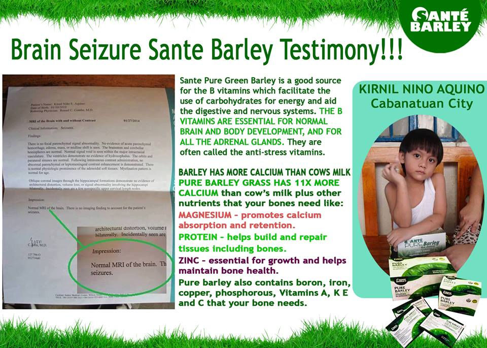 Brain Seizure Sante Barley Testimony