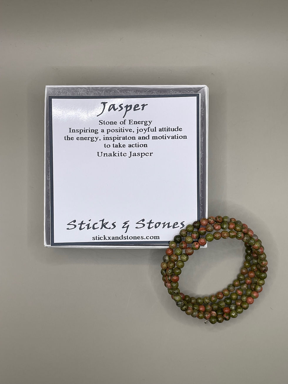 Thumbnail: Unakite Jasper Wrap