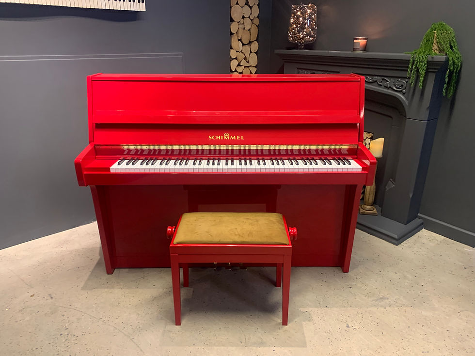 Thumbnail: Schimmel 112 Professional upright piano - Little red