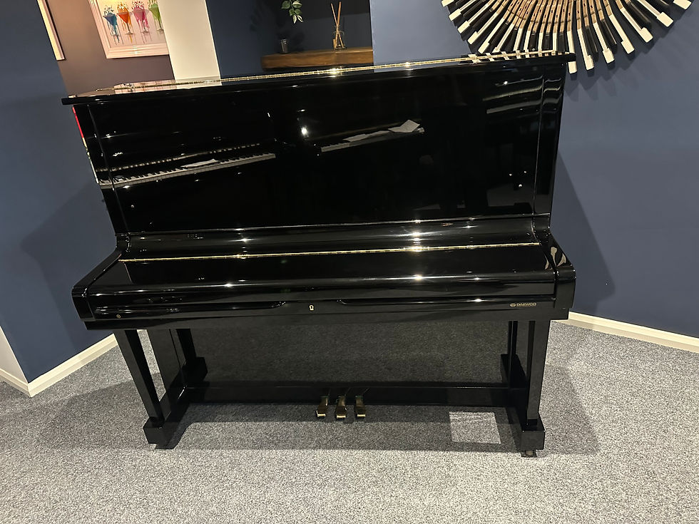 Thumbnail: Sojin DW7 upright piano - gloss black