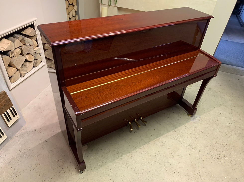 Thumbnail: Steinmayer 110 upright piano - gloss mahogany