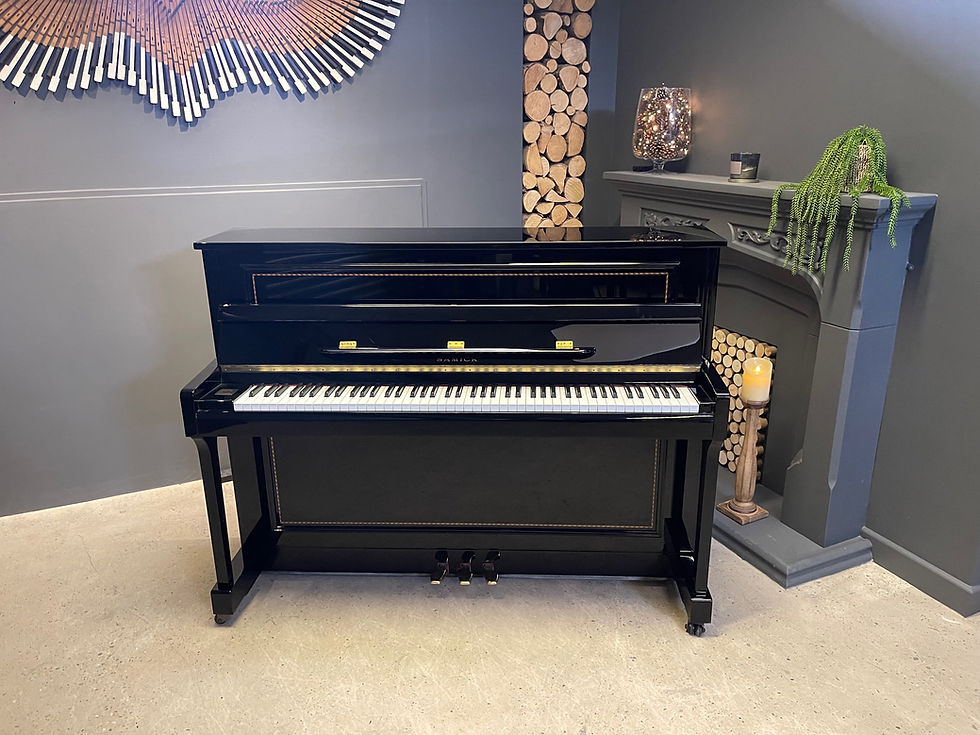 Samick JS 112 upright piano - Gloss black