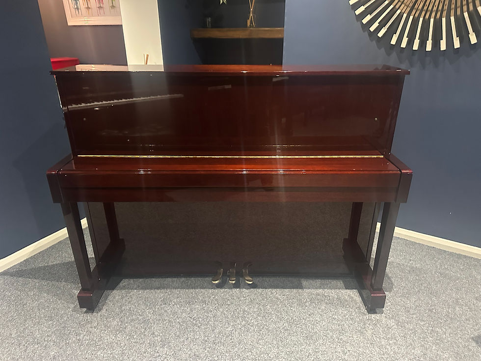 Thumbnail: Kawai CX-5H gloss mahogany upright piano