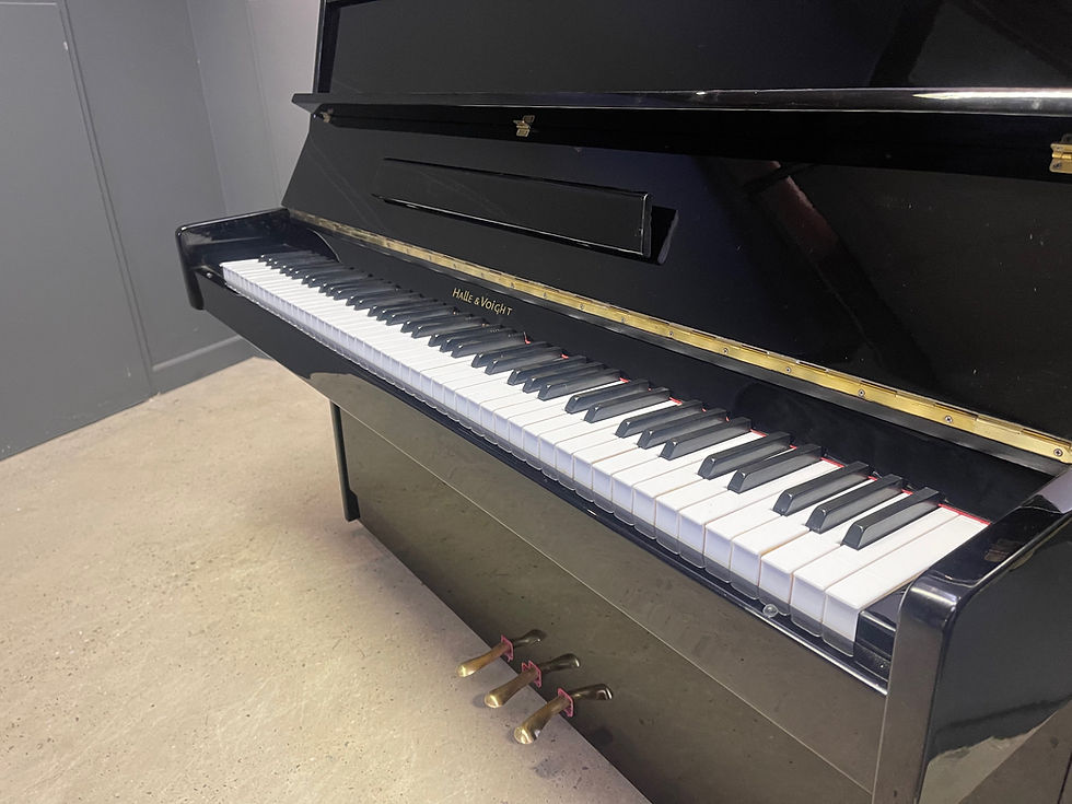 Thumbnail: Halle and Voight Upright piano - Gloss black 