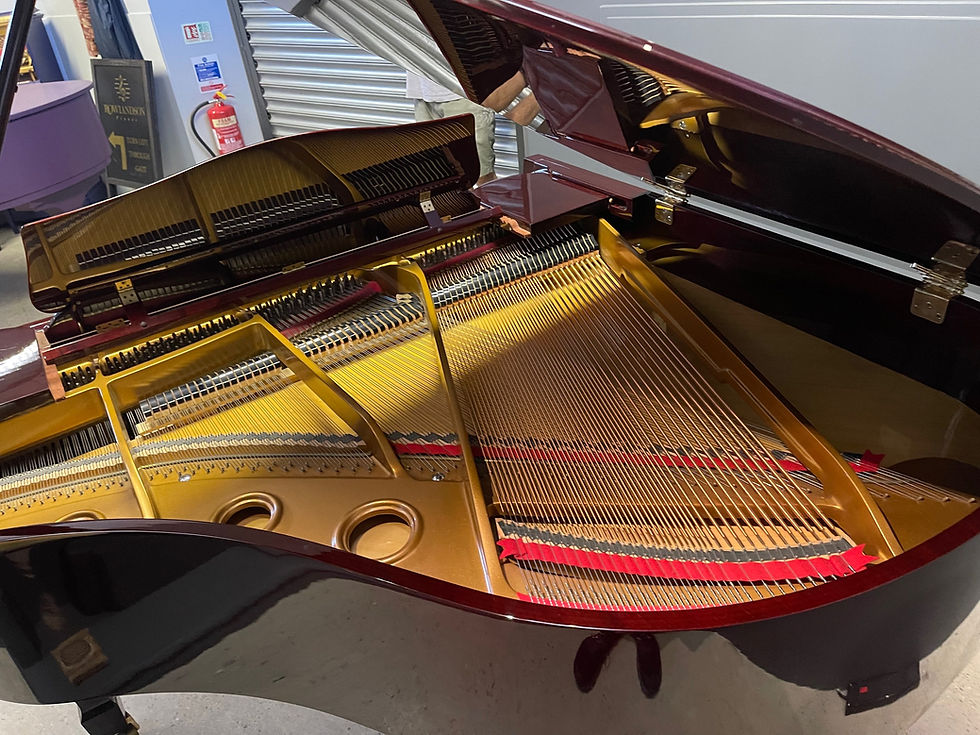 Thumbnail: Reid Sohn (Samick) SG 150C red mahogany baby grand piano