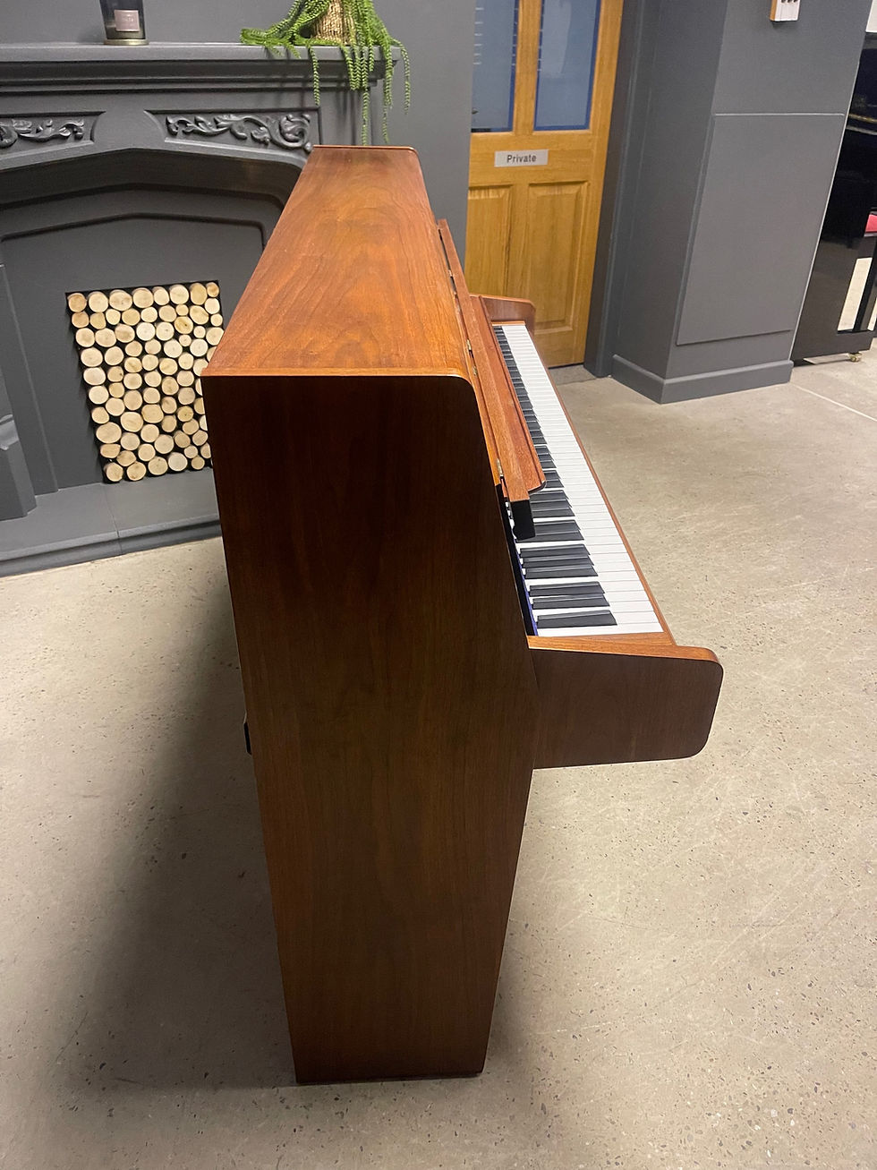 Thumbnail: Welmar 105 dark oak upright piano