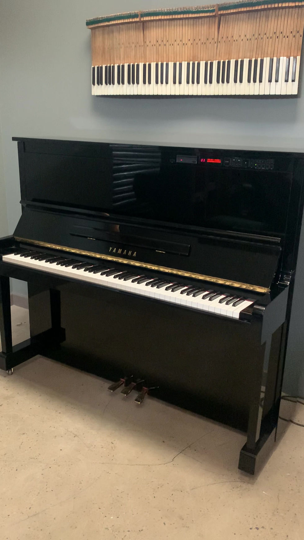 Thumbnail: Yamaha U1 / MX100 Disklavier - self playing upright piano in Gloss Black