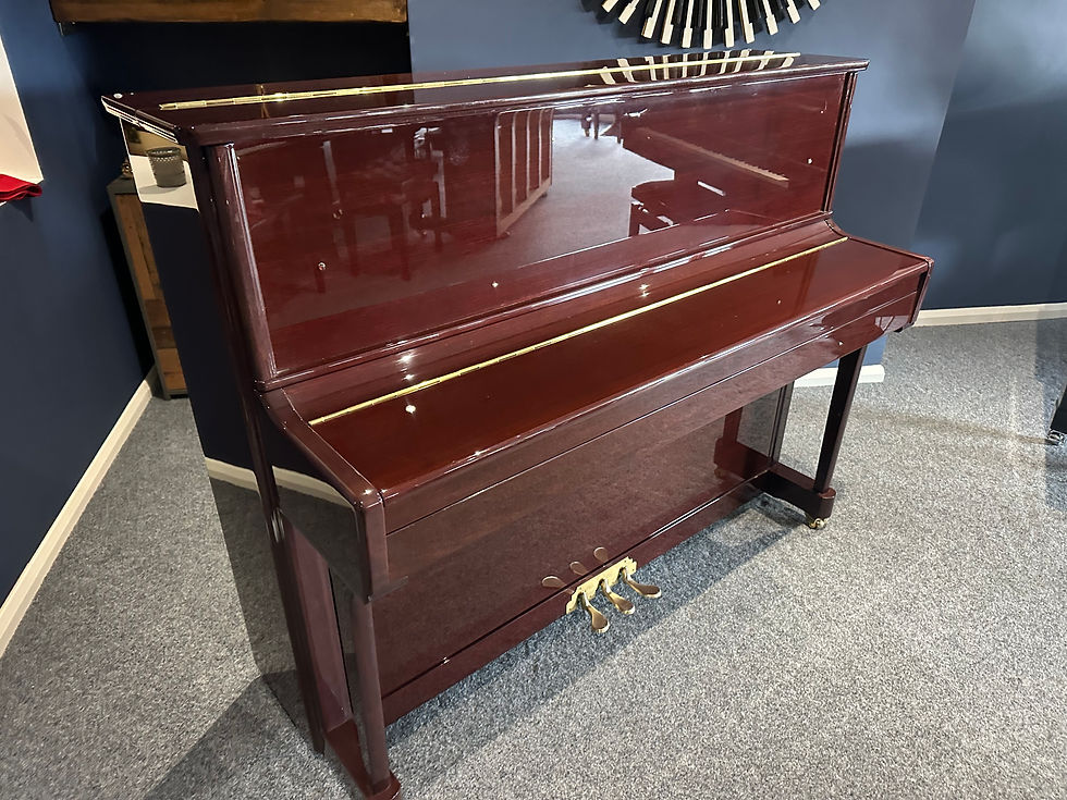 Thumbnail: Steinbach UP120M gloss mahogany upright piano