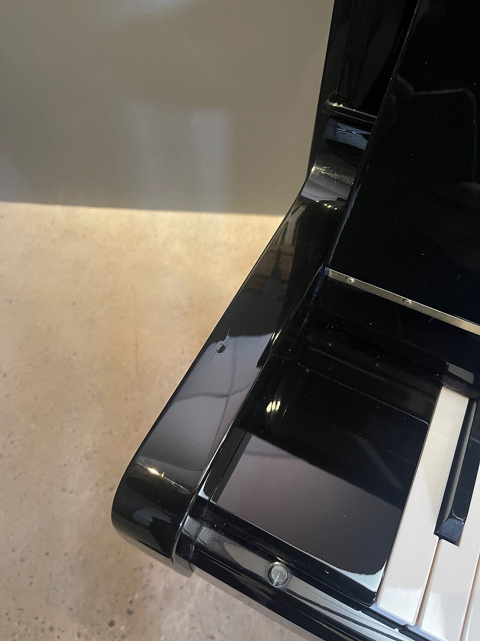 Thumbnail: Gors and Kallmann concerto 120 upright piano - gloss black
