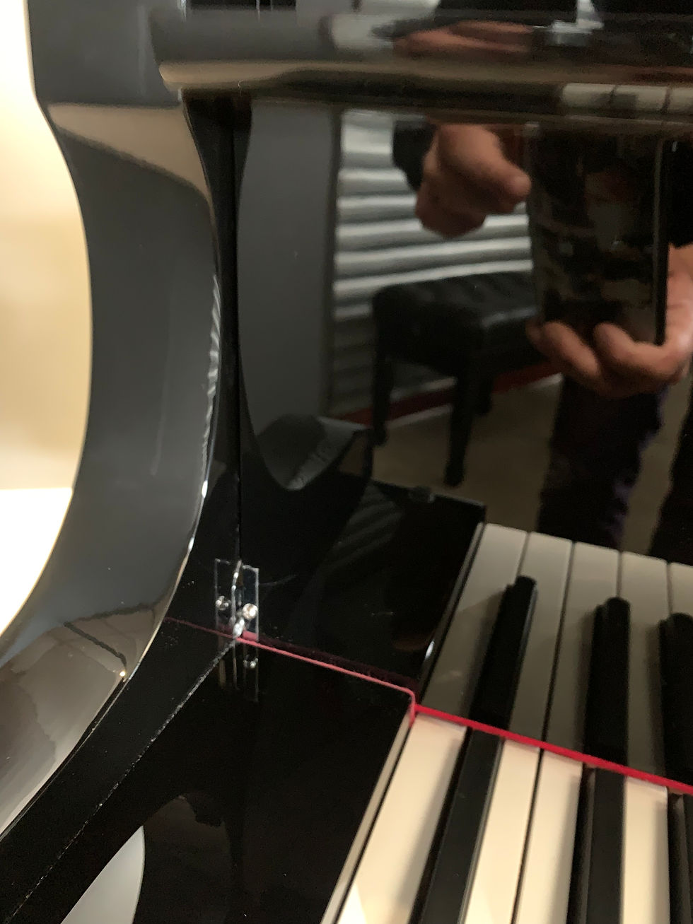 Thumbnail: Steinhoven gloss black baby grand piano   - SG148 - As New