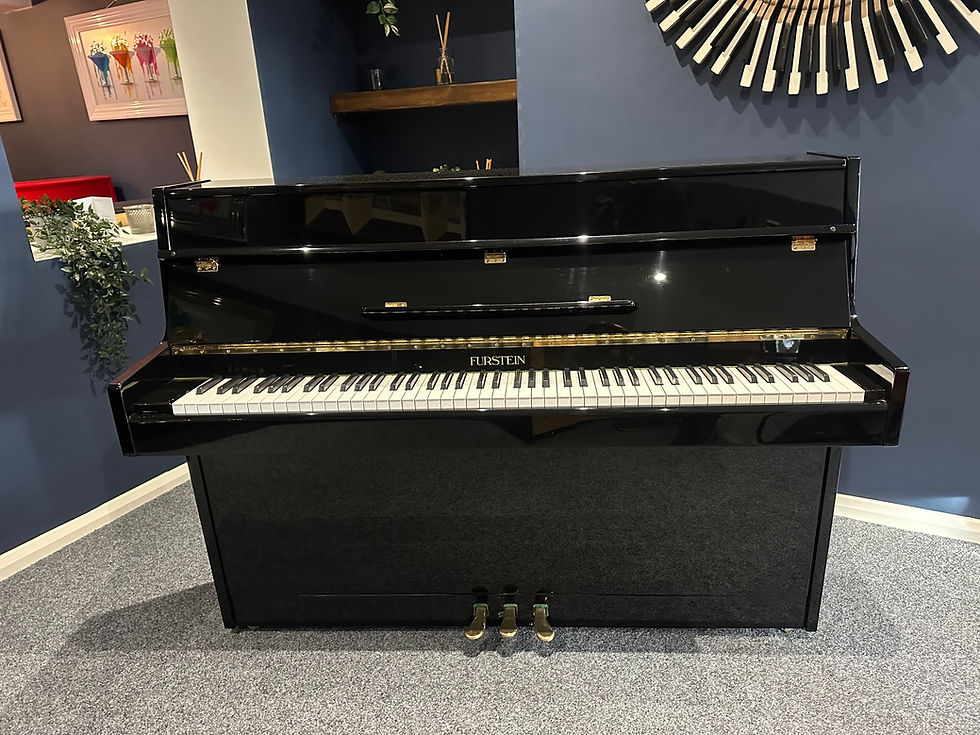 Thumbnail: Furstein compact Upright piano - Gloss black 
