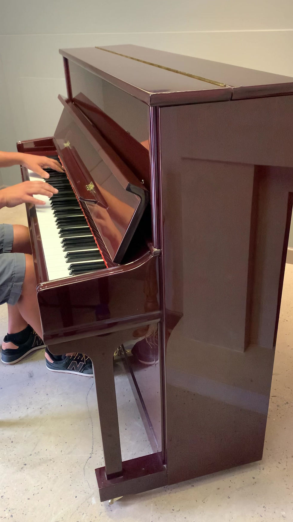 Thumbnail: Steinbach UP118 upright piano - gloss rosewood
