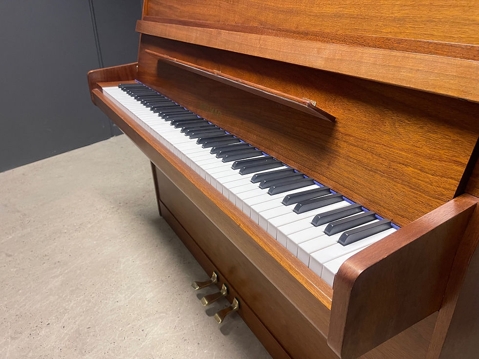 Thumbnail: Welmar 105 dark oak upright piano