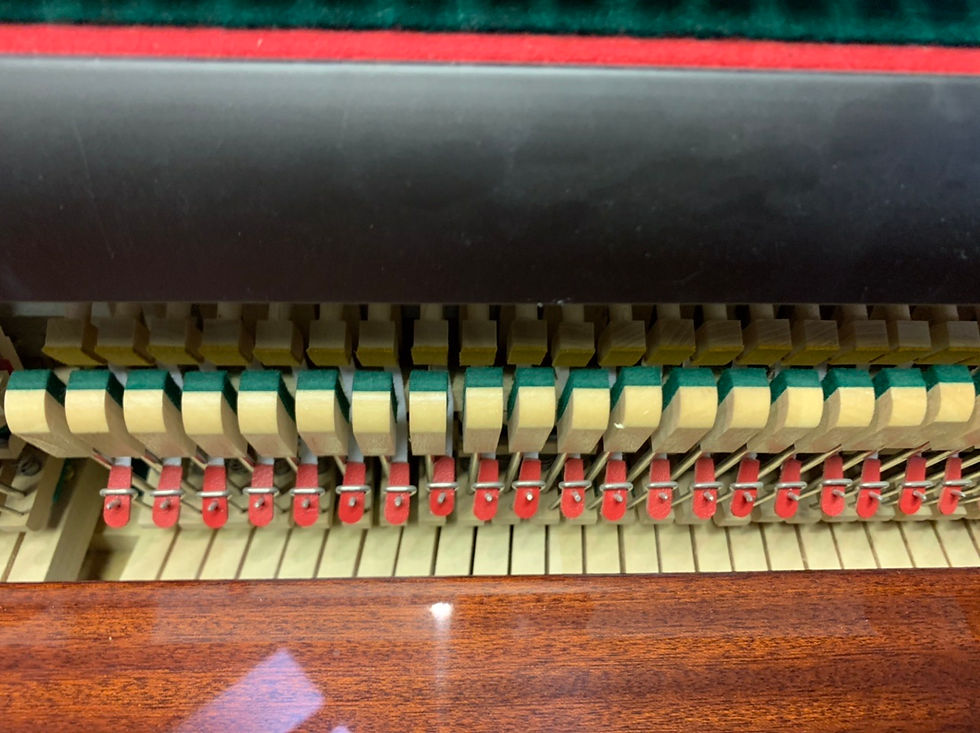 Thumbnail: Steinmayer 110 upright piano - gloss mahogany