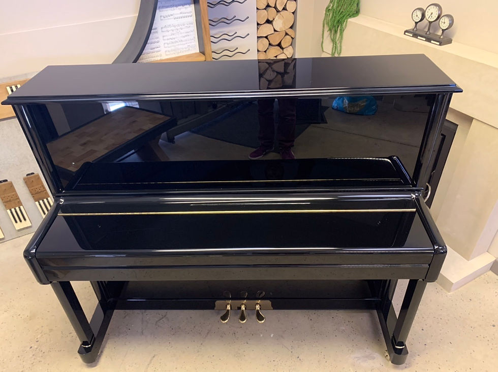 Thumbnail: Winchester UP123T upright piano - Gloss black - Like new