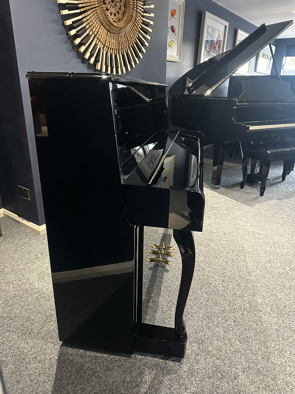 Thumbnail: Reid Sohn S110F Upright piano - Gloss black 