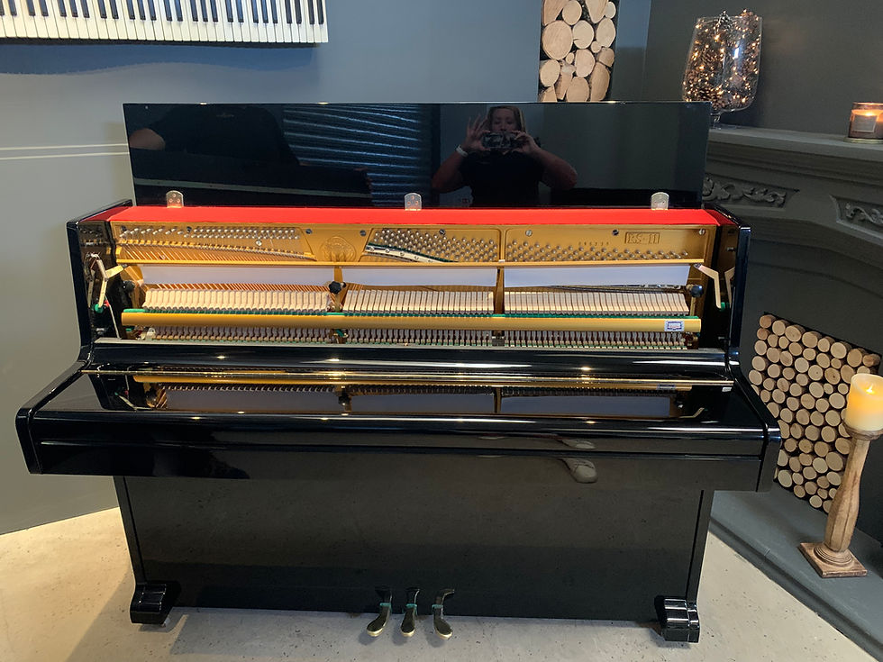 Thumbnail: Royale RS-11 compact upright piano - gloss black