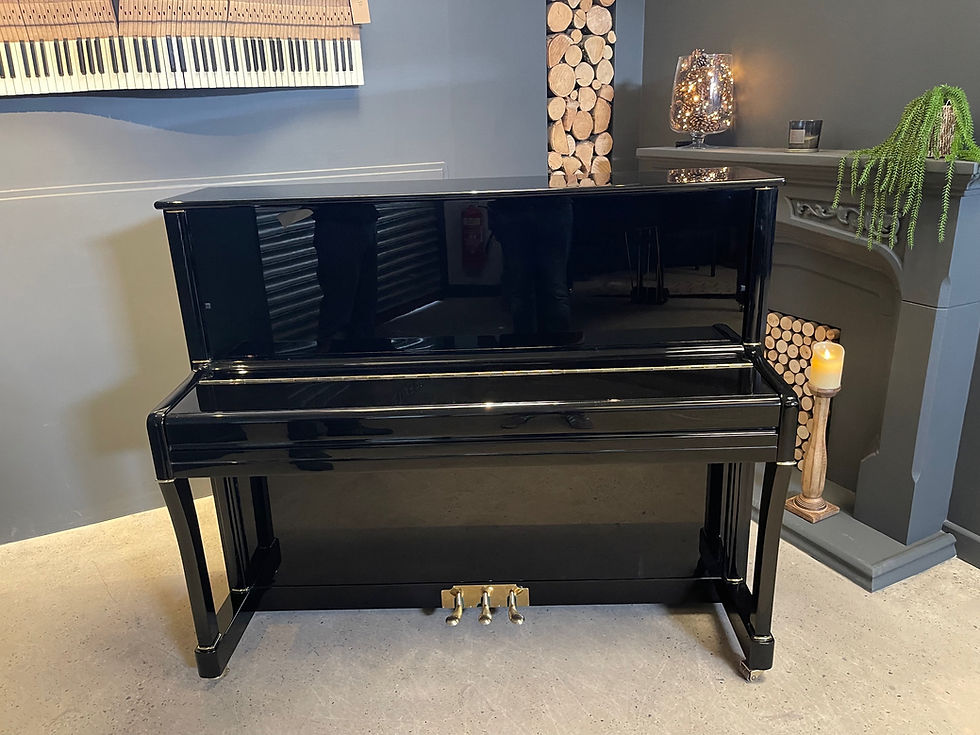 Thumbnail: Carlmann 118 upright piano - gloss black