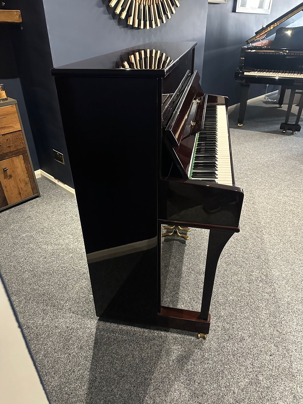 Thumbnail: A.Grand (Steinmayer) 110 upright piano - gloss mahogany 