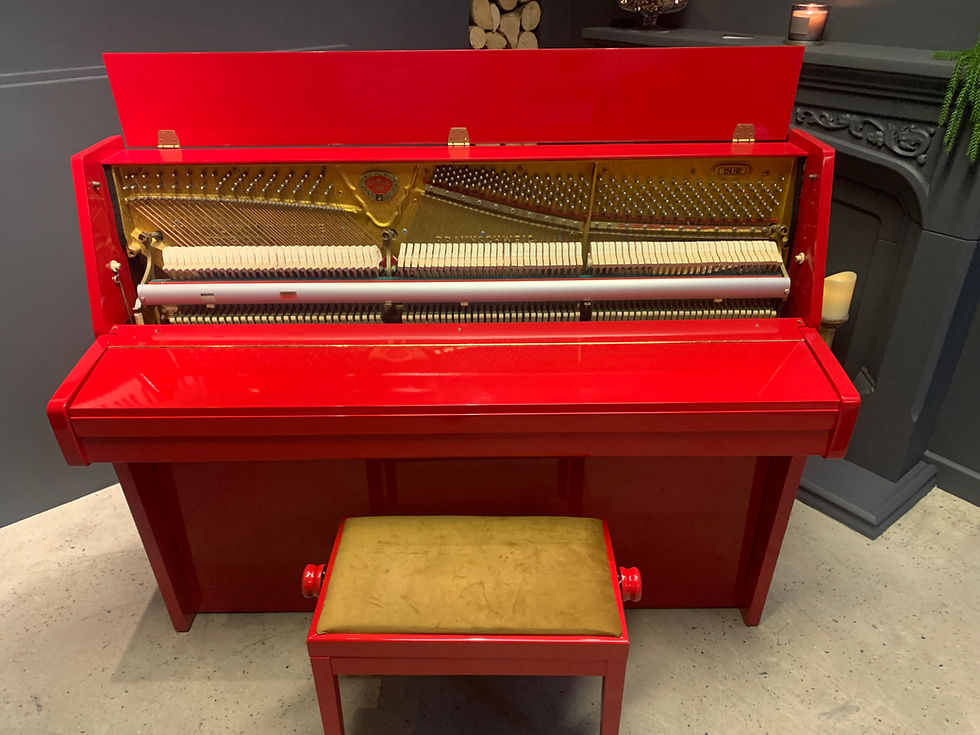 Thumbnail: Schimmel 112 Professional upright piano - Little red