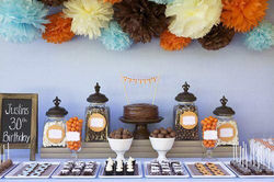 dessert table