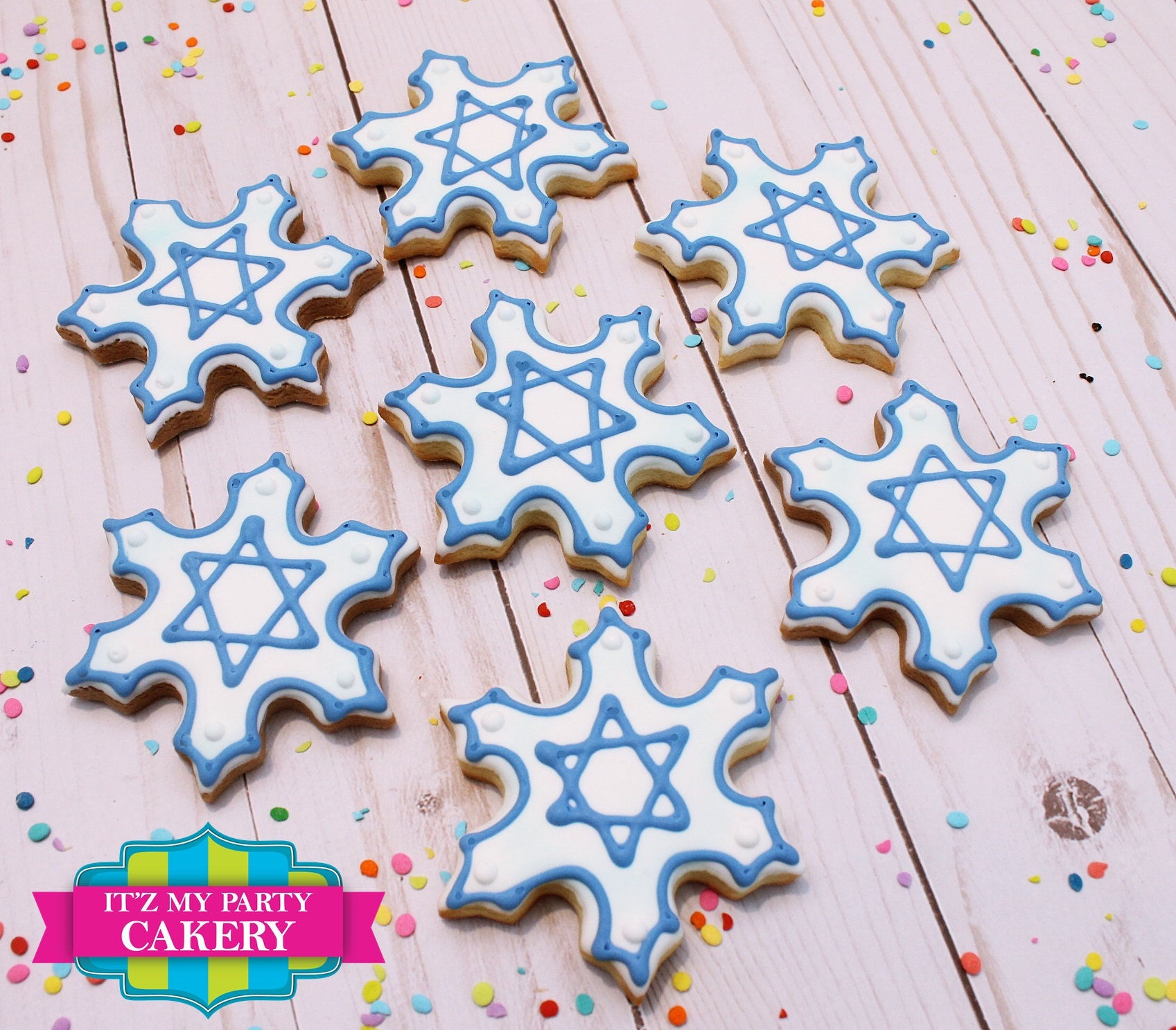Custom Sugar Cookies / Chanukah Cookies - 1 Dozen