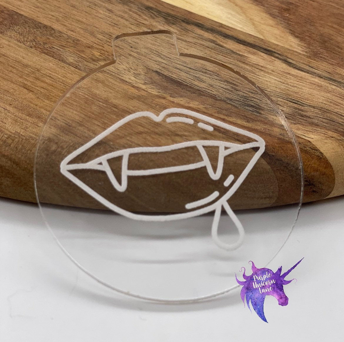 Vampire Bite Embosser/Vampire Fangs Embosser/Halloween Embosser/Debosser/Cookie