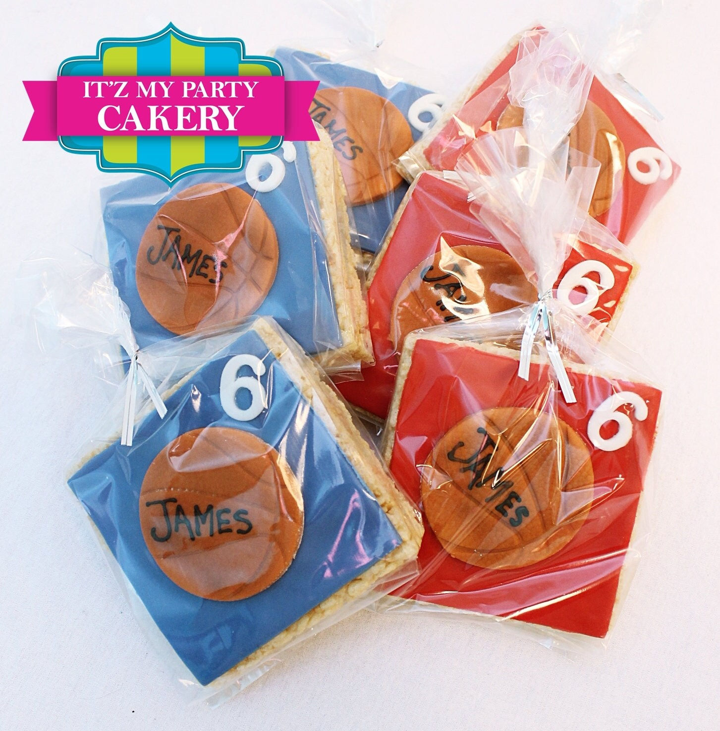 Basketball Krispie Treats (1 Doz)