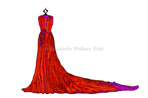 Thumbnail: Gown with Long Train