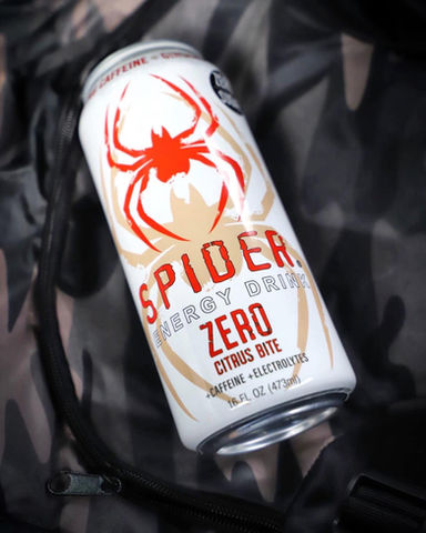 Sugar Free Spider Energy Drink can