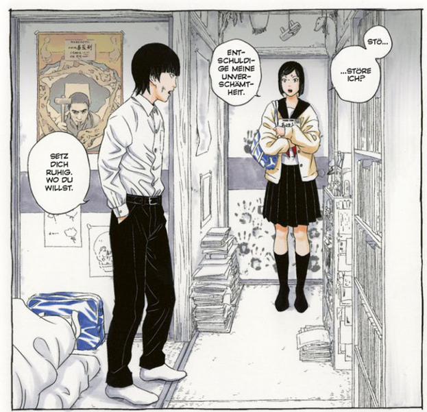 Illustration: Furuya Usamaru - Schreiber & Leser