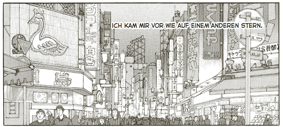 Illustration: Jiro Taniguchi - Schreiber & Leser