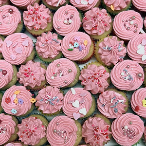 Pink Swirl Cupcakes