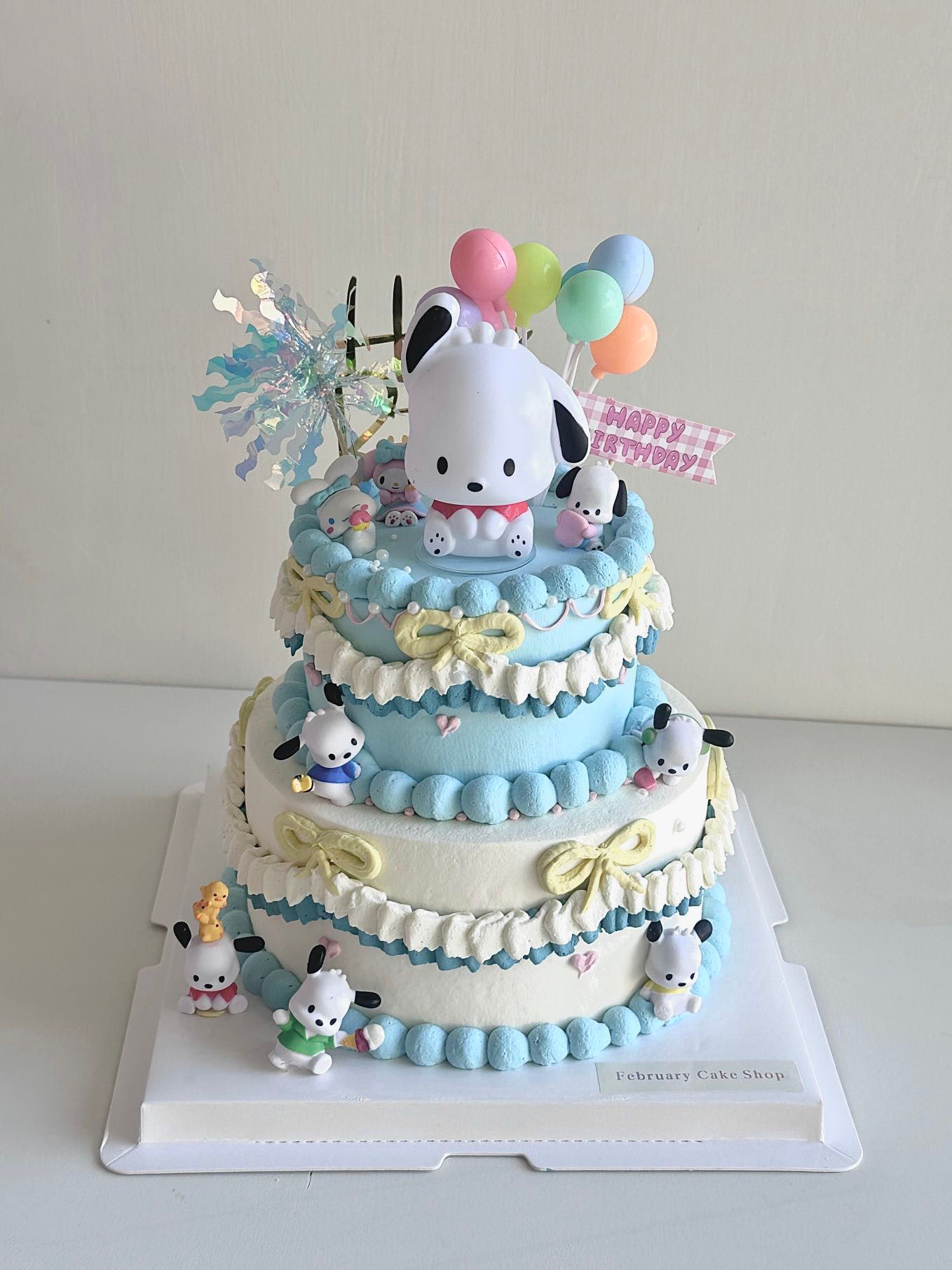 帕恰狗雙層蛋糕6️⃣➕4️⃣寸