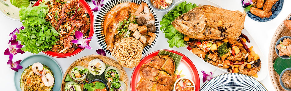 Arranged Food and Objects