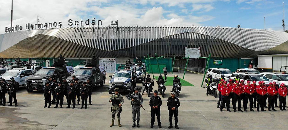 Por aire y tierra, fuerzas de seguridad realizan vigilancia