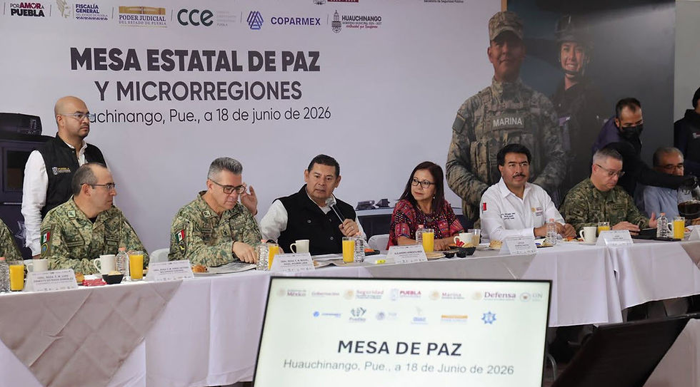 Federación, estado y fuerzas armadas refuerzan seguridad en la Sierra Norte de Puebla