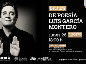 La SC realiza recital de poesía con el poeta y escritor Luis García Montero