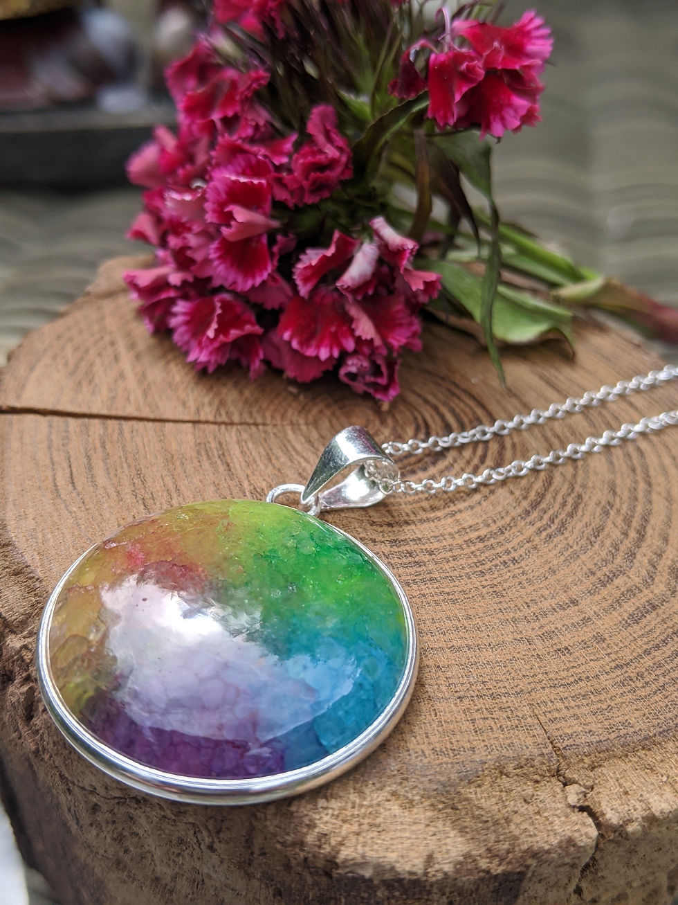Thumbnail: Rainbow Solar Quartz Pendant