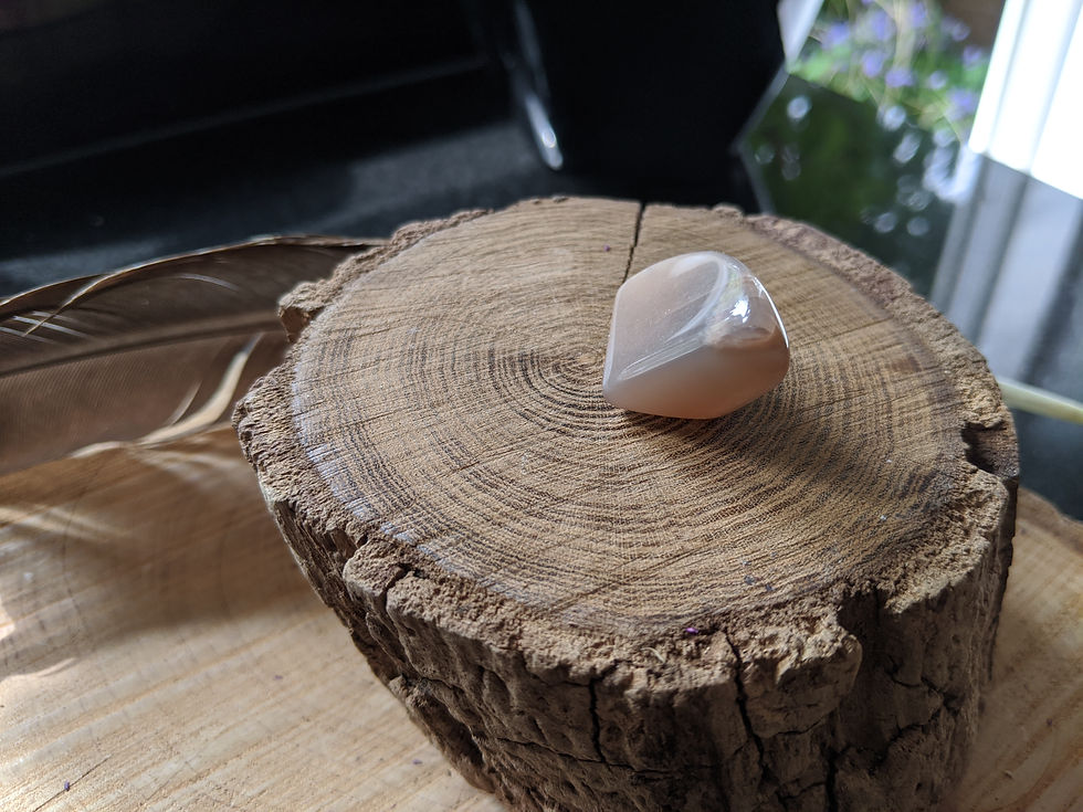 Thumbnail: Tan Moonstone  Rare High Vibration Crystal 