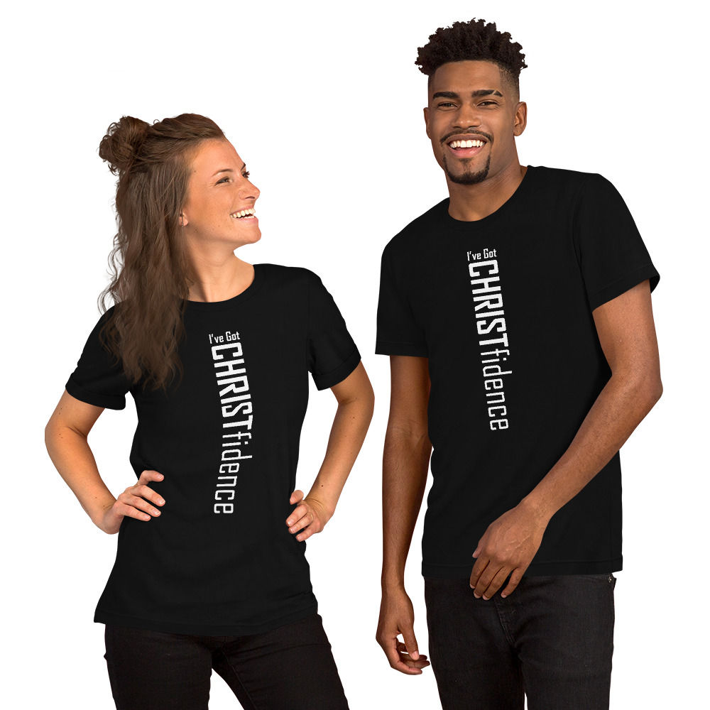 Vertical Christfidence Dk Colors Unisex Tees