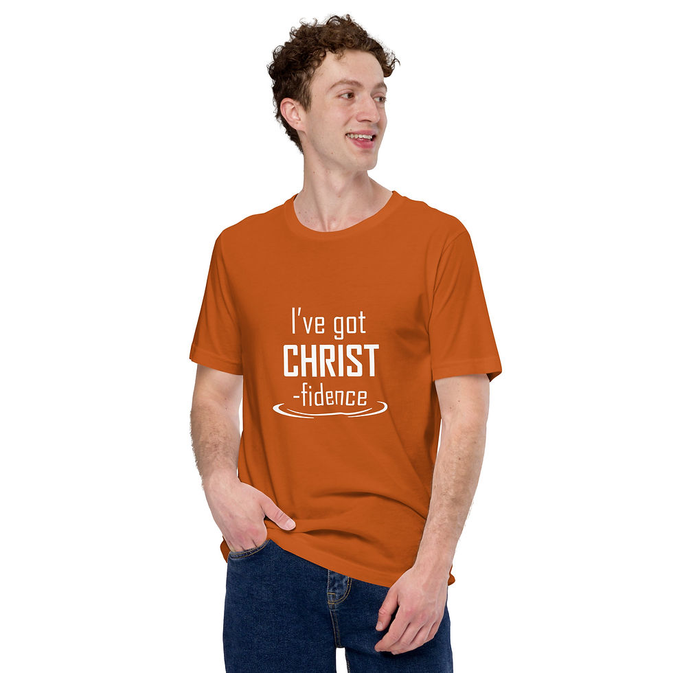 Thumbnail: Ripple Christfidence Dk Color Unisex Tees