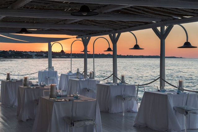Open Sea restaurant at sunset
